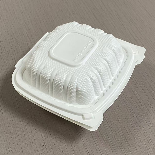Plastic One-piece Covered American Hamburger Box