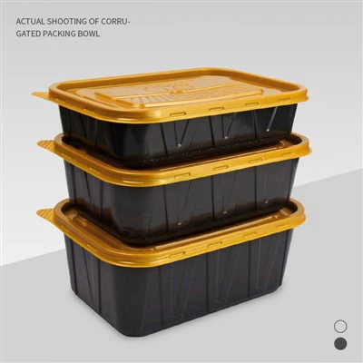 Vyztužená černá box s dvojitým kompartmentem