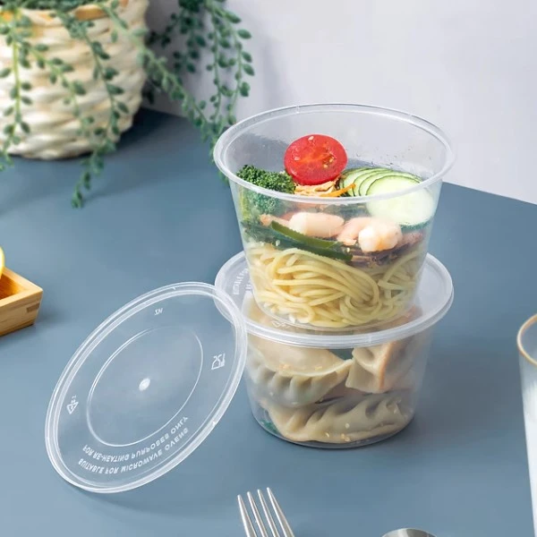 Wholesale Disposable Plastic Circular Food Containers