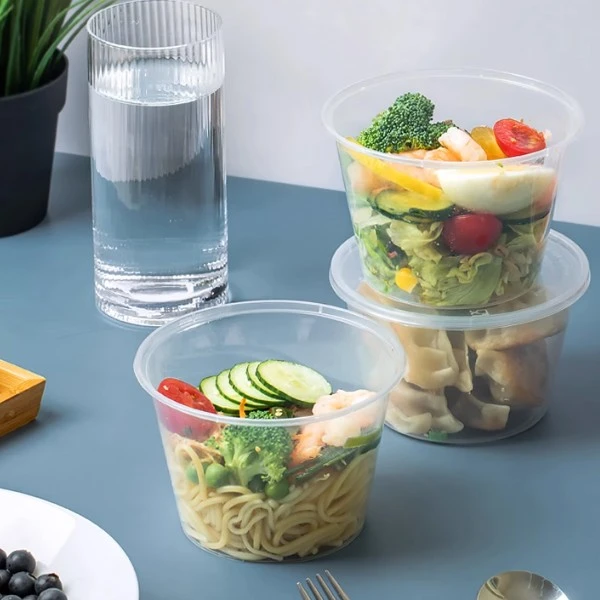 Wholesale Disposable Plastic Circular Food Containers